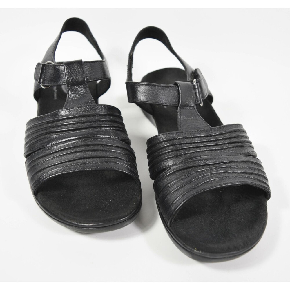 Dr. Scholl's Double Air-Pillo Insoles Black Slingback Sandals Size 6M
